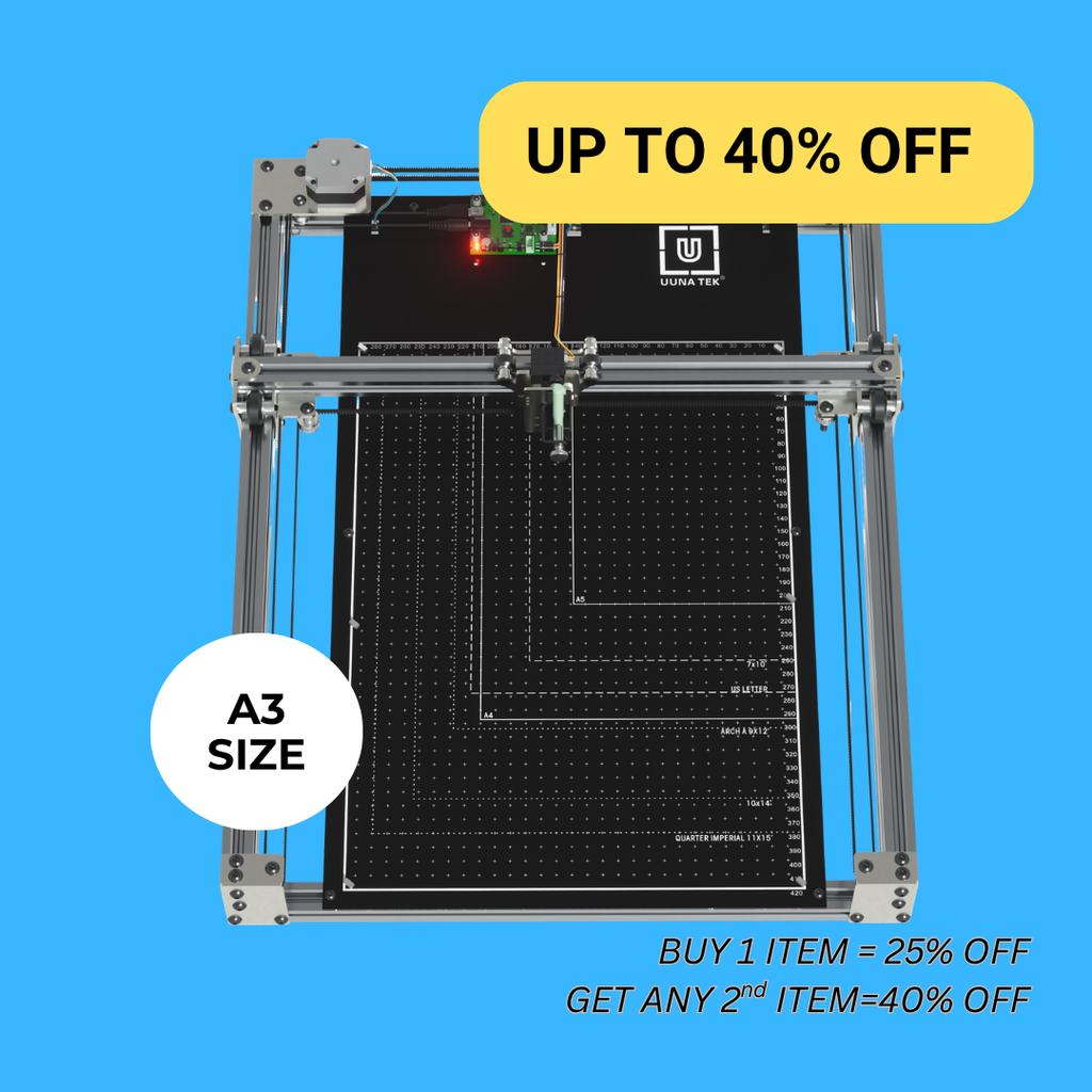 iDraw H SE A3 Vorgefertigter Pen Plotter für Generative Kunst, Kreatives Coding & Präzises Zeichnen