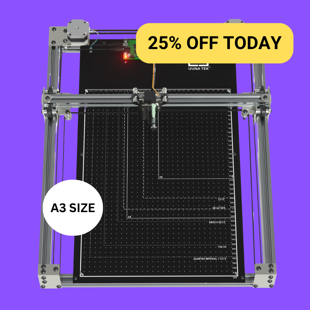 iDraw H SE A3 Vorgefertigter Pen Plotter für Generative Kunst, Kreatives Coding & Präzises Zeichnen