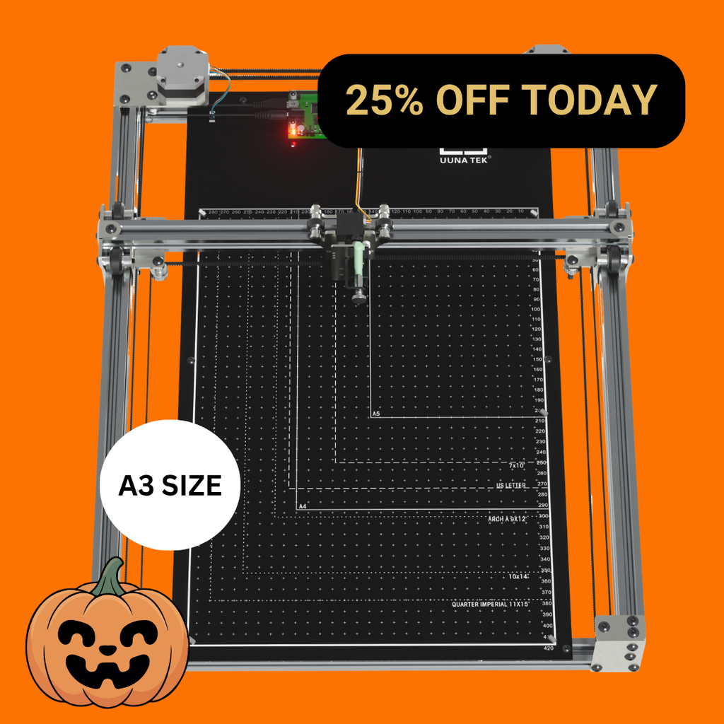 iDraw H SE A3 Vorgefertigter Pen Plotter für Generative Kunst, Kreatives Coding & Präzises Zeichnen