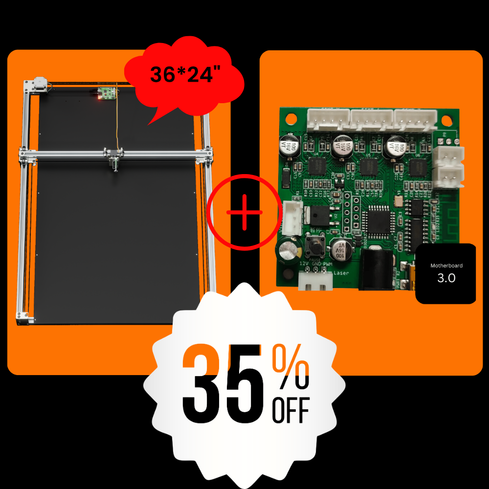 UUNA TEK Artstation 2436 Stiftplotter+Motherboard Bundle