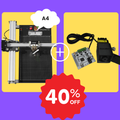 iDraw 2.0 A4 Stiftplotter+2,5W Laser-Kopf Bundle