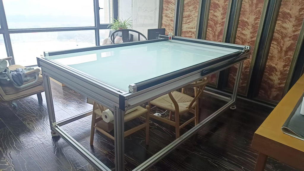 UUNA TEK 3.0 – 2 x 1,25 m / 2 x 2 m / 2 x 4 m großer, vormontierter High-End All-in-One Stiftplotter-Roboter Zeichenmaschinen