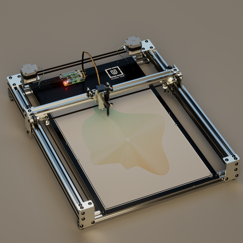 iDraw H SE A3 Vorgefertigter Pen Plotter für Generative Kunst, Kreatives Coding & Präzises Zeichnen