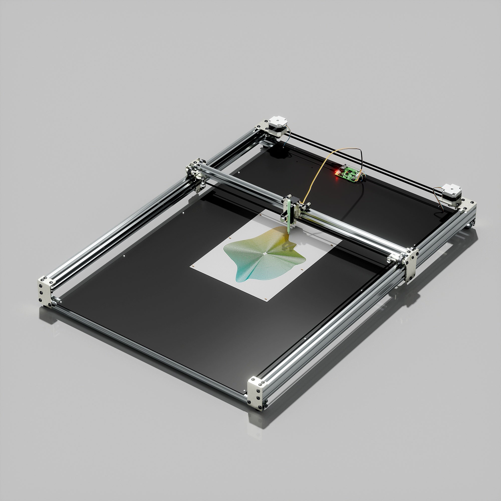 iDraw H SE A3/A2 vormontierter Stiftplotter-Zeichenroboter für Generative Kunst & Hochpräzisions-Kreativarbeiten