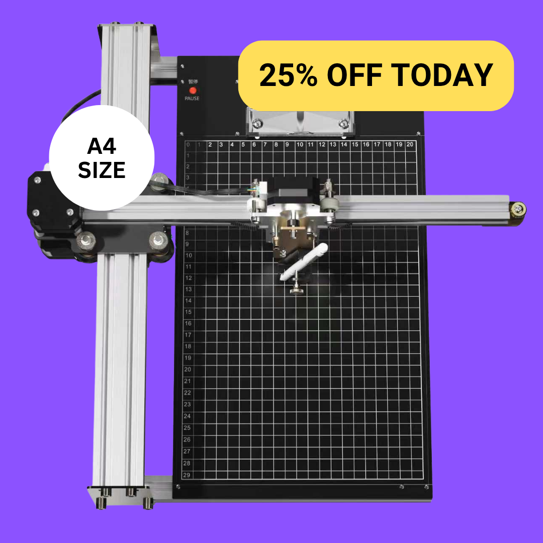 iDraw Pen Plotter 2.0 A4 Zeichenroboter | Schreib- und Zeichenmaschine für Anfänger