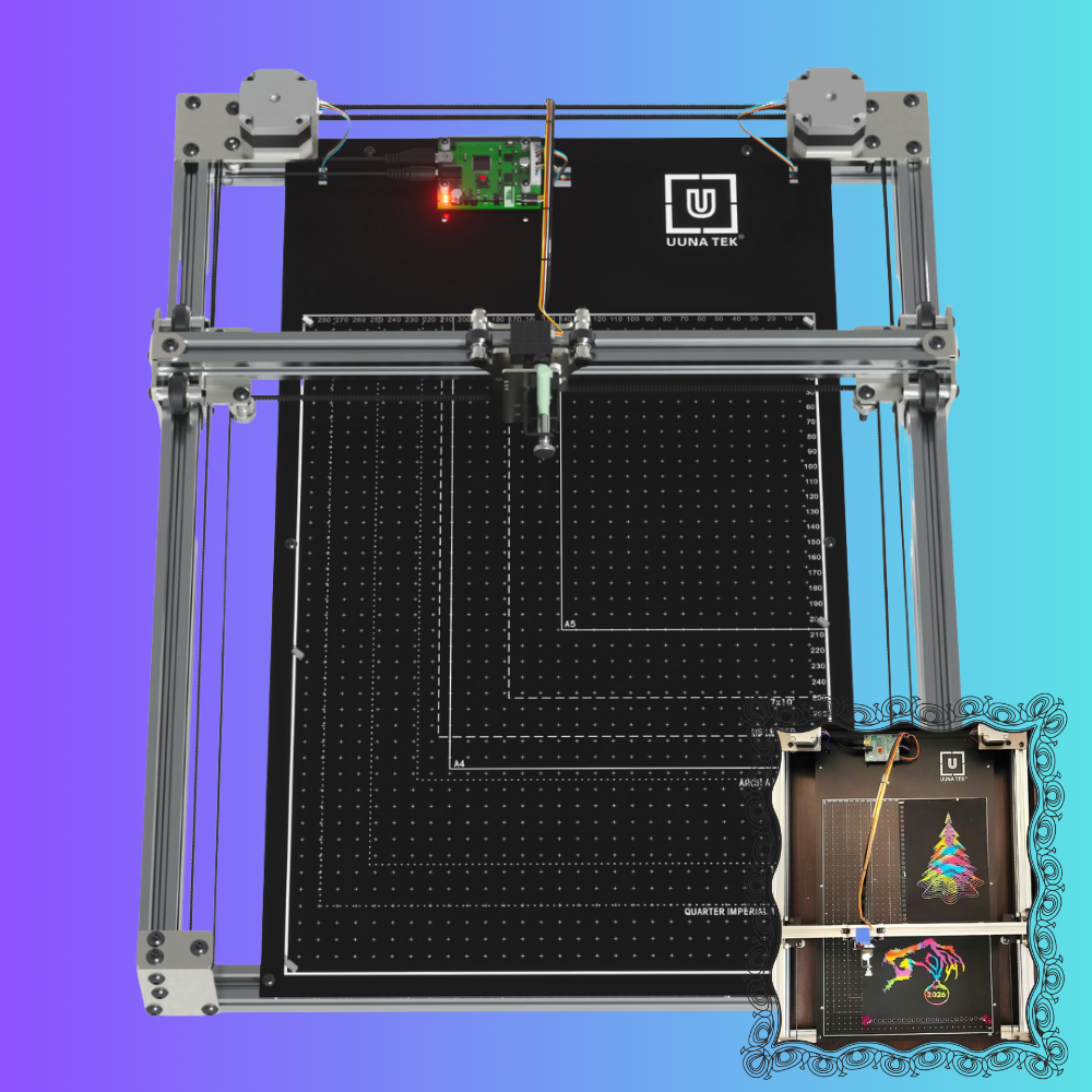 iDraw H SE A3/A2 vormontierter Stiftplotter-Zeichenroboter für Generative Kunst & Hochpräzisions-Kreativarbeiten