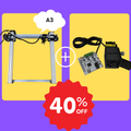 iDraw H A3 Stiftplotter+2,5W Laser-Kopf Bundle