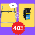 iDraw H A0 Stiftplotter+15W Laser-Kopf Bundle