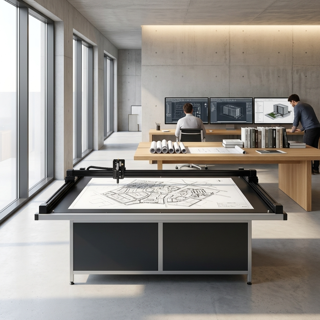 UUNA TEK 3.0 – 2 x 1,25 m / 2 x 2 m / 2 x 4 m großer, vormontierter High-End All-in-One Stiftplotter-Roboter Zeichenmaschinen