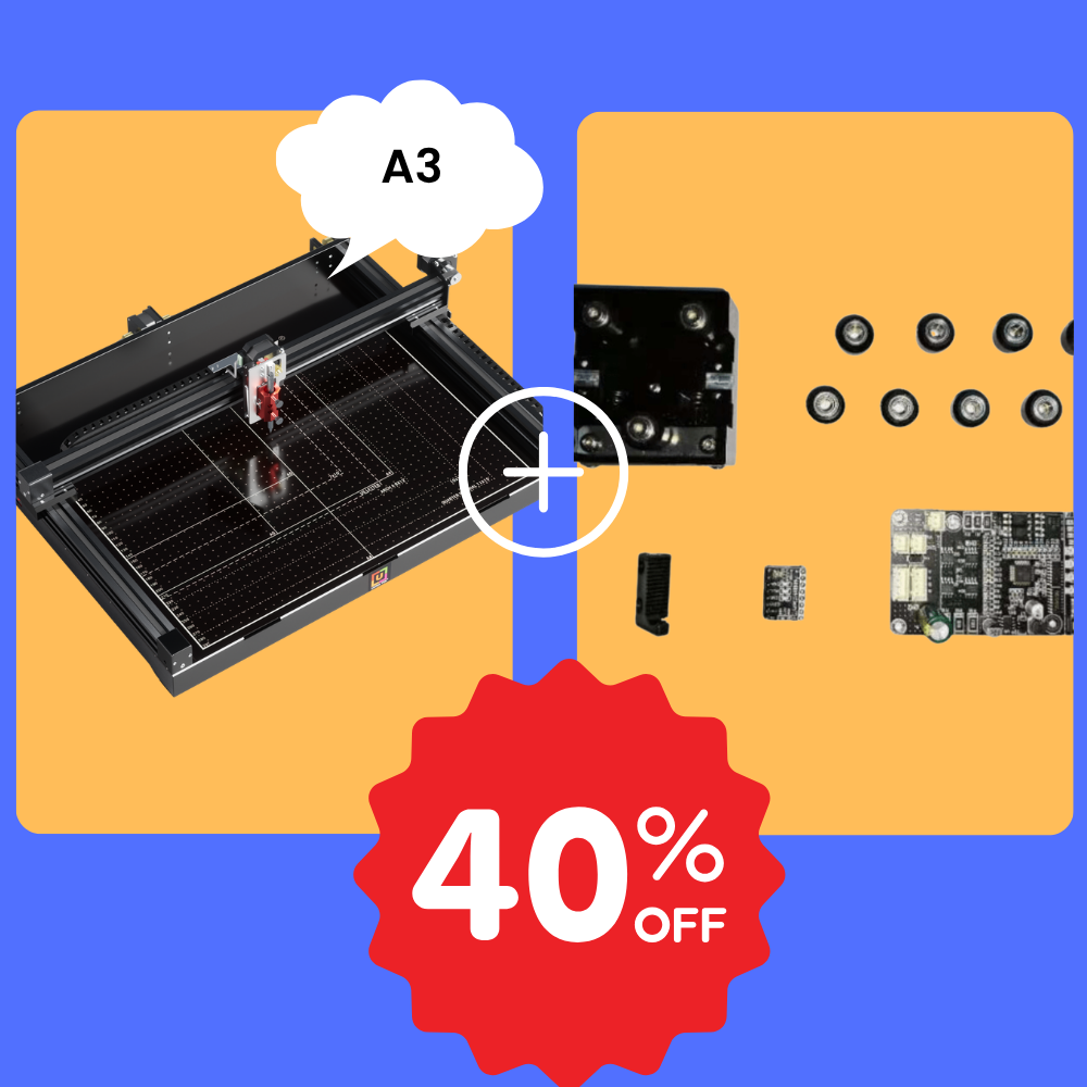 UUNA TEK 3.0 A3 Stiftplotter+Zubehörkit Bundle