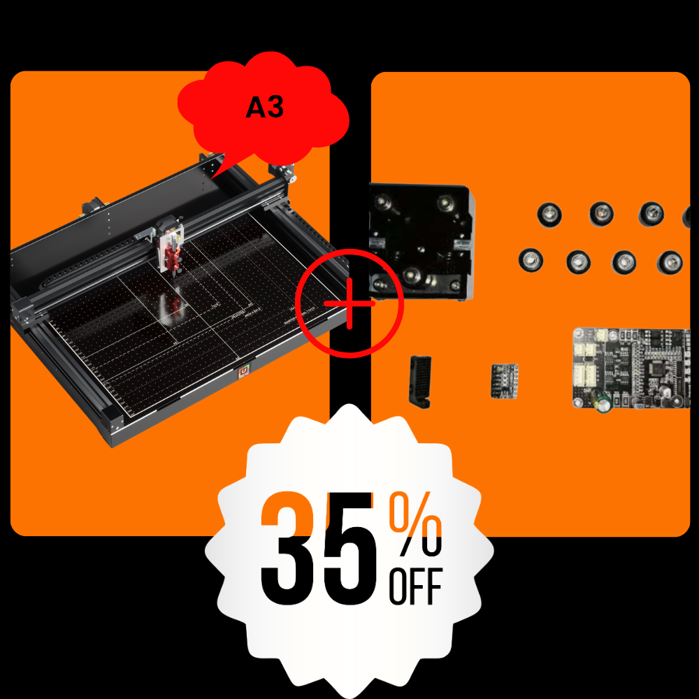 UUNA TEK 3.0 A3 Stiftplotter+Zubehörkit Bundle