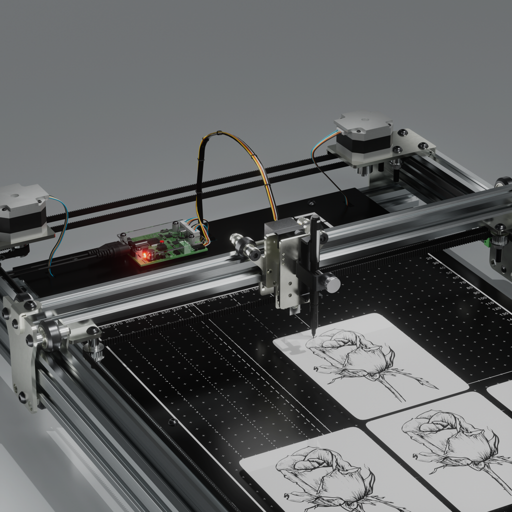 iDraw H SE A3/A2 vormontierter Stiftplotter-Zeichenroboter für Generative Kunst & Hochpräzisions-Kreativarbeiten