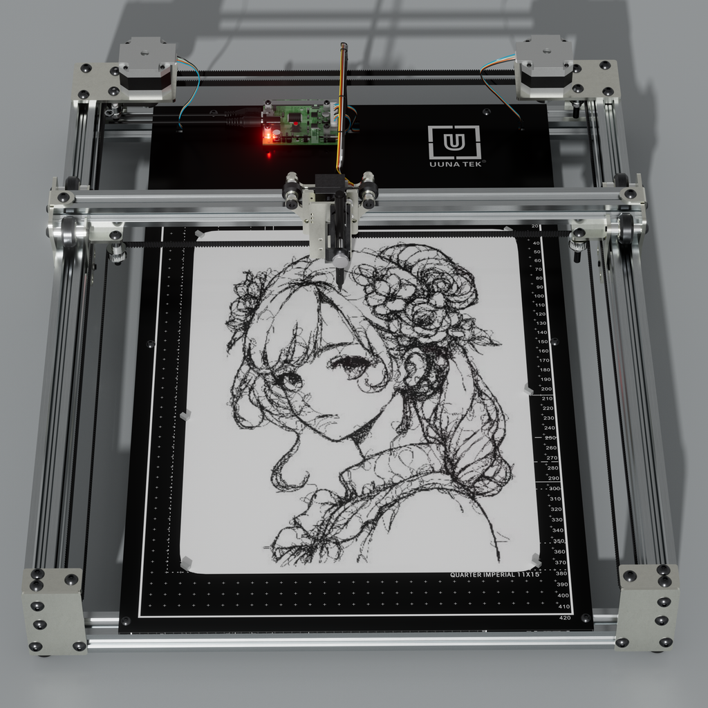 iDraw H SE A3/A2 vormontierter Stiftplotter-Zeichenroboter für Generative Kunst & Hochpräzisions-Kreativarbeiten
